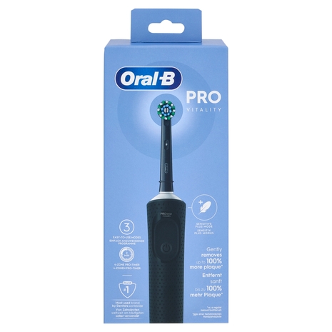 Oral-B Spazzolino Elettrico Denti Ricaricabile Vitality Pro Black